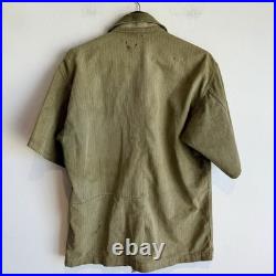 WWII US Army HBT Shirt Custom Stenciled Distressed
