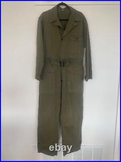 WWII US Army HBT coveralls