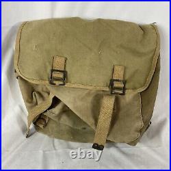 WWII US Army Haversack English Made Dated 1944