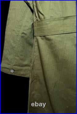 WWII US Army Herringbone Twill HBT Mechanic Tanker Coveralls 13 Star Buttons 42L