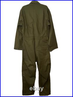 WWII US Army Herringbone Twill HBT Mechanic Tanker Coveralls 13 Star Buttons 42L