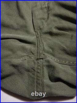WWII US Army Herringbone Twill HBT Trousers Pants Size 33 X 30