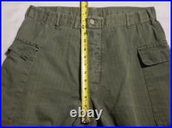 WWII US Army Herringbone Twill HBT Trousers Pants Size 33 X 30