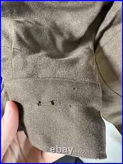 WWII US Army Ike Field Jacket OD Wool 34R 817 Engineer Aviation Strategic Air Co