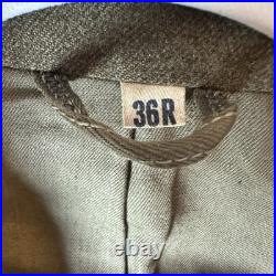 WWII US Army Ike Jacket 38R 1944 Staff Sgt CIB Sterling Uniform Set
