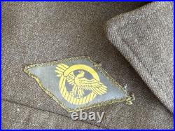 WWII US Army Ike Jacket 3rd Army Named With Ribbons & Patches Original