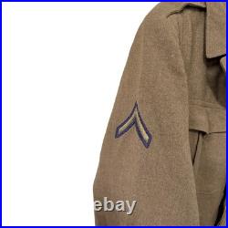 WWII US Army Ike Jacket 8th Air Force Patch Sergeant Wool Uniform 40S PFC