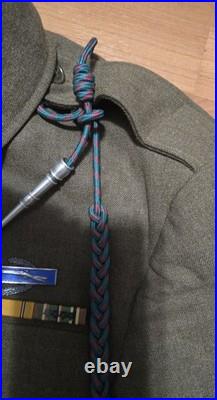 WWII US Army Infantry Wool Field Jacket 1944 38R Patched CIB 3rd Division