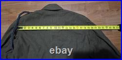 WWII US Army Infantry Wool Field Jacket 1944 38R Patched CIB 3rd Division
