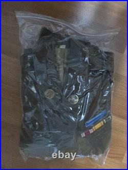 WWII US Army Infantry Wool Field Jacket 1944 38R Patched CIB 3rd Division