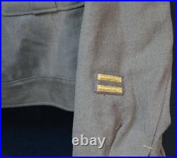 WWII US Army Jacket Field Wool 69th Infantry Division Ike 38 Regular 1944 Dated