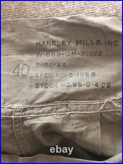 WWII US Army Long Johns Boxers Thermal Shirts Underwear Dated Wool Cotton LOT 7