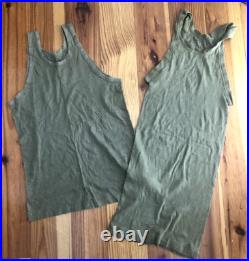 WWII US Army Long Johns Boxers Thermal Shirts Underwear Dated Wool Cotton LOT 7