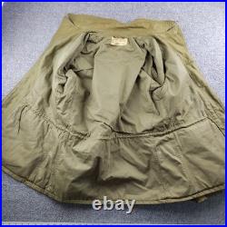 WWII US Army M-1943 Drab Combat Field Coat jacket Cotton Canvas Size 36R