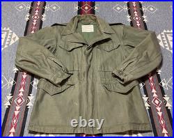 WWII US Army M-1943 Field Jacket 34R Dated 1944 Marshall Sportwear Vintage T30