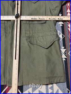 WWII US Army M-1943 Field Jacket 34R Dated 1944 Marshall Sportwear Vintage T30