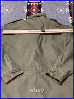 WWII US Army M-1943 Field Jacket 34R Dated 1944 Marshall Sportwear Vintage T30