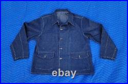 WWII US Army M-40 Denim Chore Jacket-UNWORN/Mint-Size 46