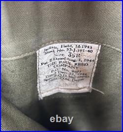WWII US Army M-43 Field Jacket
