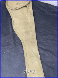WWII US Army M1 Carbine Paratrooper Holster Scabbard Dtd 1944 Original NICE