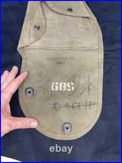 WWII US Army M1 Carbine Paratrooper Holster Scabbard Dtd 1944 Original NICE