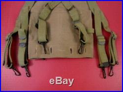 WWII US Army M1928 Haversack Pack Khaki Color Complete Dated 1942 XLNT #3