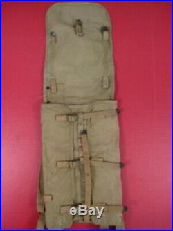 WWII US Army M1928 Haversack Pack Khaki Color Complete withAll Straps Very Nice