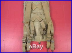 WWII US Army M1928 Haversack Pack Khaki Color Complete withAll Straps Very Nice