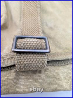 WWII US Army M1936 Musette Bag 1941 Paratrooper Jump Bag Field Pack original