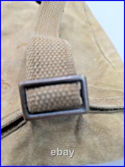WWII US Army M1936 Musette Bag 1941 Paratrooper Jump Bag Field Pack original