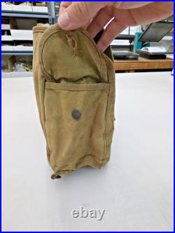 WWII US Army M1936 Musette Bag 1941 Paratrooper Jump Bag Field Pack original