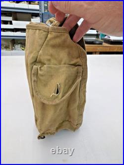 WWII US Army M1936 Musette Bag 1941 Paratrooper Jump Bag Field Pack original