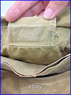 WWII US Army M1936 Musette Bag 1941 Paratrooper Jump Bag Field Pack original