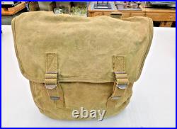 WWII US Army M1936 Musette Bag 1941 Paratrooper Jump Bag Field Pack original