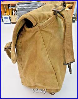 WWII US Army M1936 Musette Bag 1941 Paratrooper Jump Bag Field Pack original