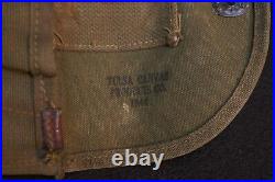 WWII US Army M1943 Entrenching Tool'AMES 1945' Folding Shovel & Cover Tulsa Can