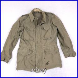 WWII US Army M1943 Field Jacket M-43 Size 36I Original Military Vintage 40s