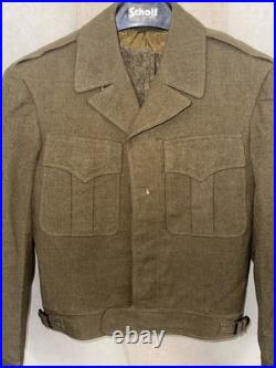 WWII US Army M1944 Ike Jacket 36R 2nd Infantry Div with Pile Liner 1945