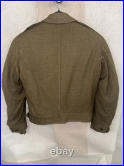 WWII US Army M1944 Ike Jacket 36R 2nd Infantry Div with Pile Liner 1945