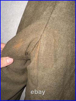 WWII US Army M1944 Ike Jacket 36R 2nd Infantry Div with Pile Liner 1945