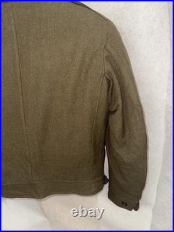 WWII US Army M1944 Ike Jacket 36R 2nd Infantry Div with Pile Liner 1945