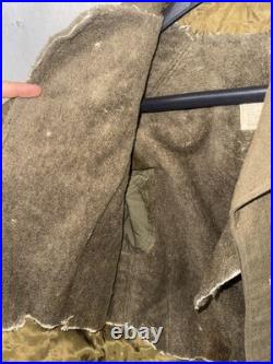WWII US Army M1944 Ike Jacket 36R 2nd Infantry Div with Pile Liner 1945