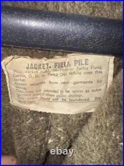 WWII US Army M1944 Ike Jacket 36R 2nd Infantry Div with Pile Liner 1945