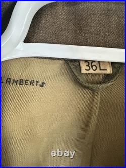 WWII US Army M1944 Ike wool Jacket with Original Insignia Staff Serg 4th Infantry