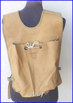 WWII US Army M2 Ammunition Carrying Bag or Vest khaki color unused 1944 dated