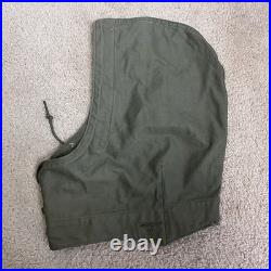 WWII US Army Mackinaw Coat Jeep OD Green Original Sz 38 Hood M-1943