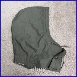 WWII US Army Mackinaw Coat Jeep OD Green Original Sz 38 Hood M-1943