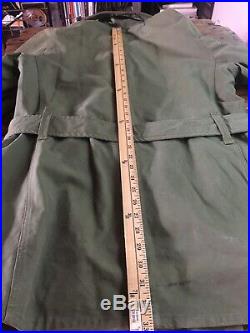 WWII US Army Mackinaw Coat Type 1 Sz 38 Dated 1941 Pre Owned