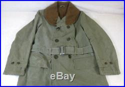 WWII US Army Mackinaw Cold Weather Coat 1st Pattern Sz 38 Dated 1941 NICE