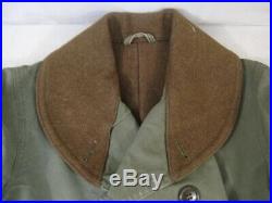 WWII US Army Mackinaw Cold Weather Coat 1st Pattern Sz 38 Dated 1941 NICE